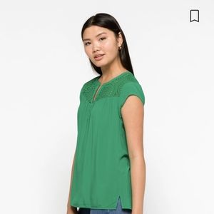 Kiara Eyelet Detail Blouse